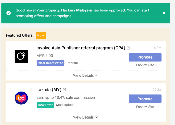 Buat duit dengan Involve Asia