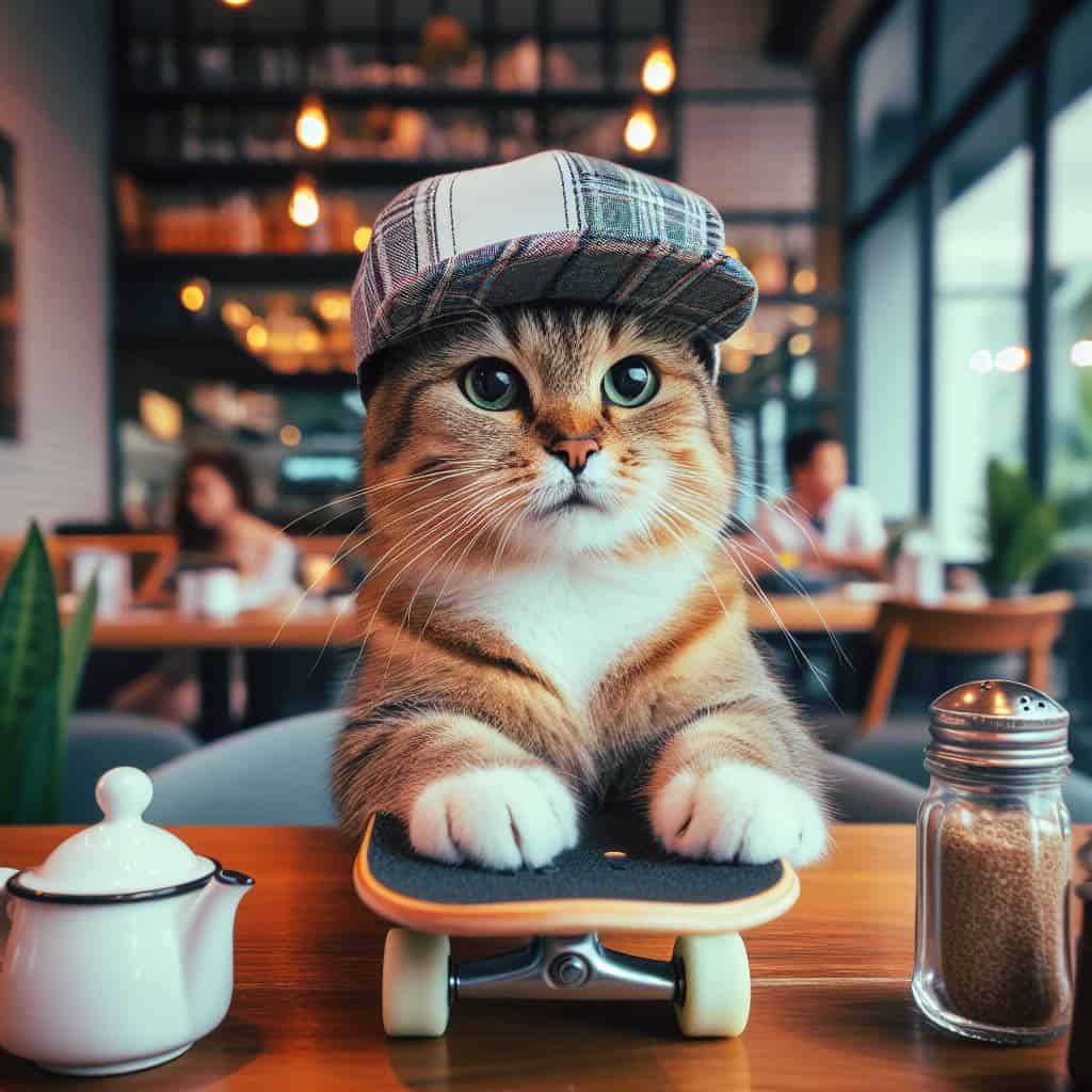 Buat gambar AI dengan pelbagai platform - ChatGPT Plus - Kucing